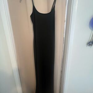 Commense Spaghetti Strap Slip Maxi Dress